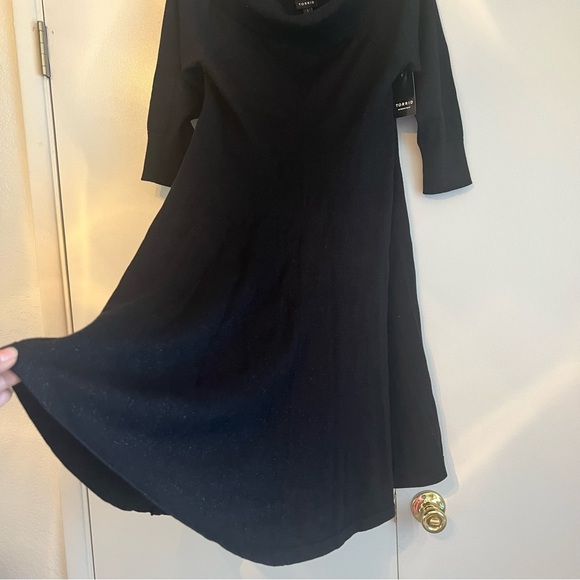 Torrid Mini Sweater Off-Shoulder Dress (NWT) Size 1/ 14-16 - Picture 7 of 14